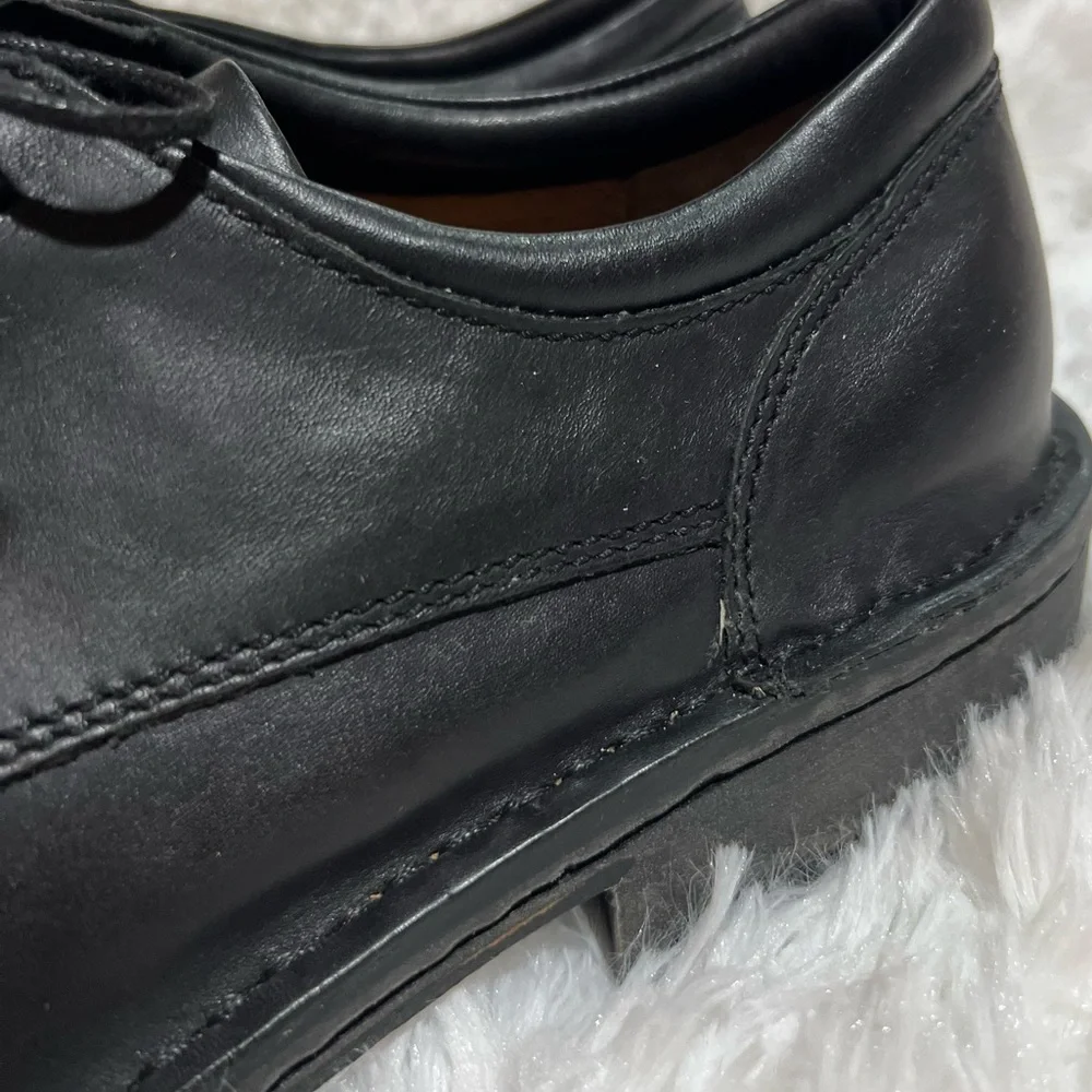 Born Black Leather Oxford Dress Shoes